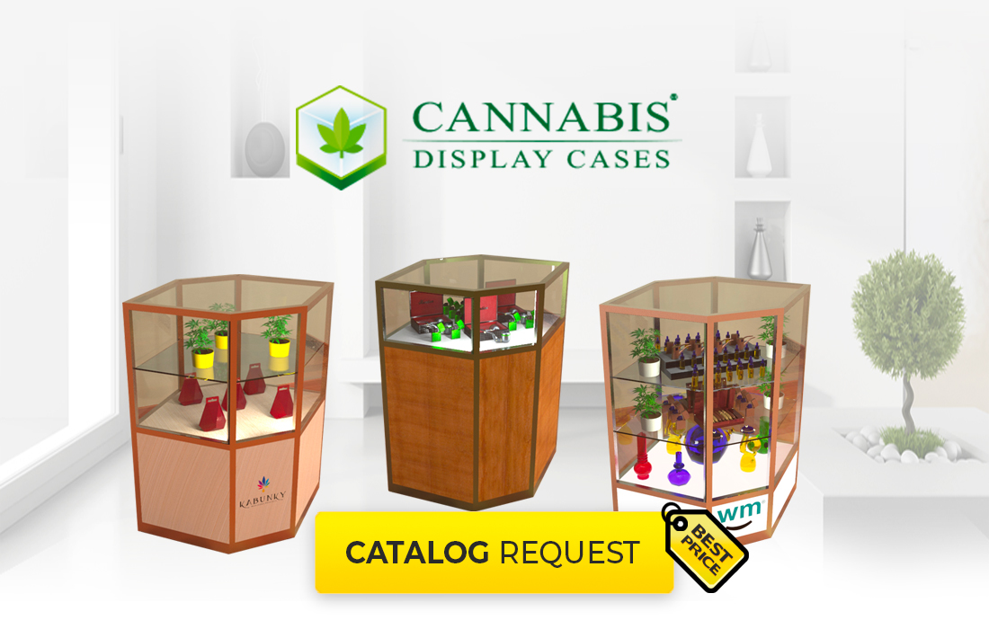 Cannabis Hexagonal Display Cases