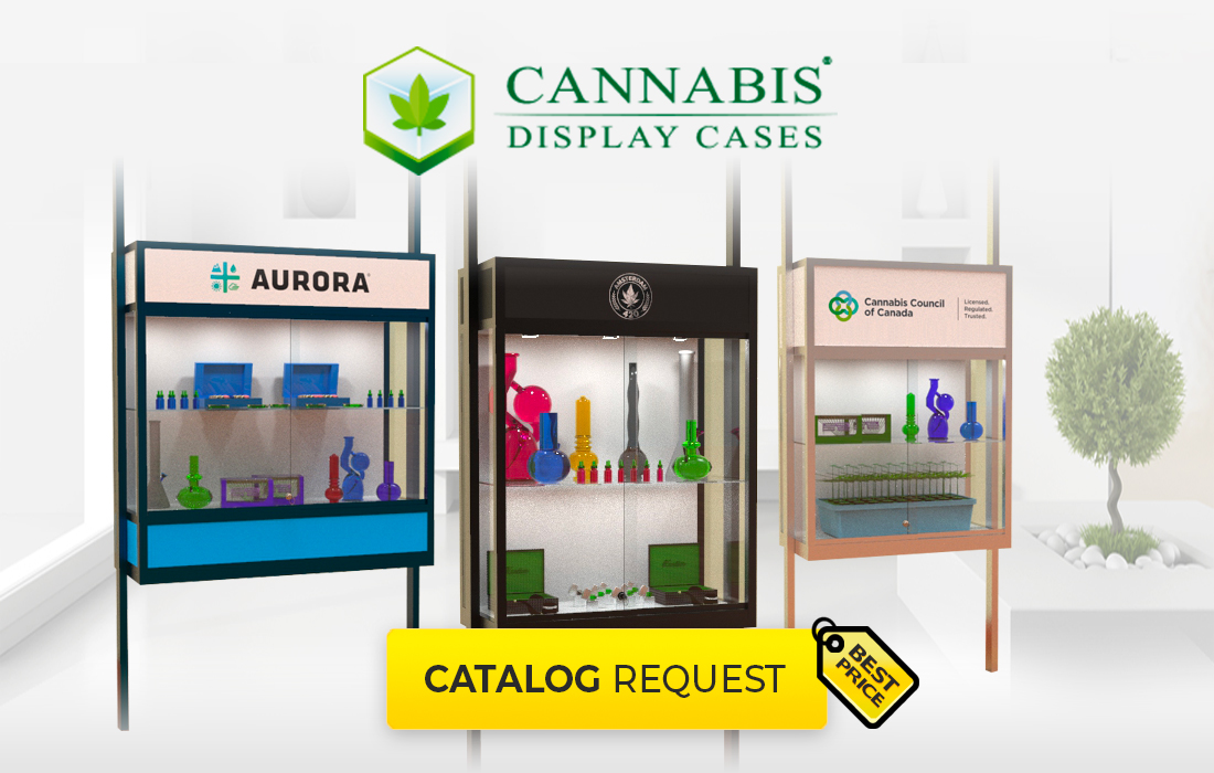 Cannabis Suspended Display Cases