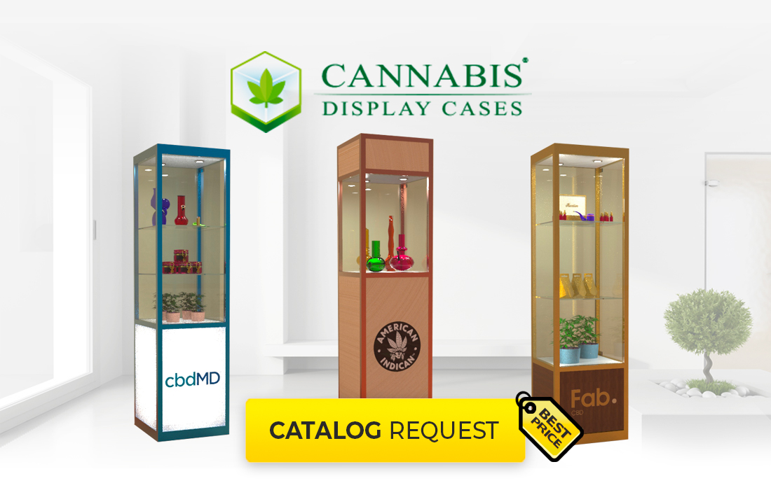 Cannabis Tower Display Cases