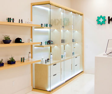Cannabis Dispensary Display Cases